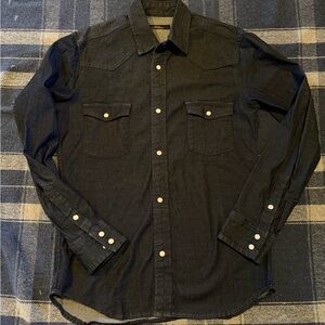 EUC Japan Relume Journal Standard Denim Western Shirt Snap